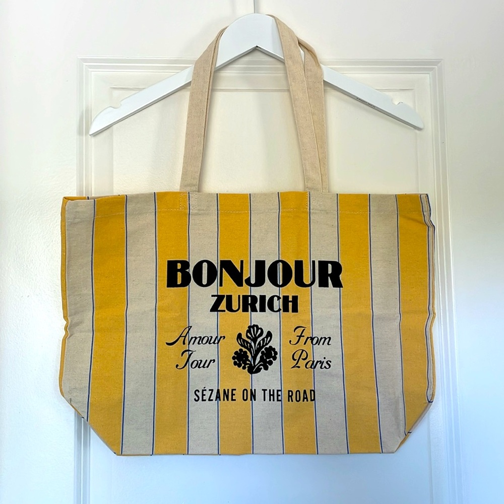 Sézane Bonjour Zurich Tote Bag